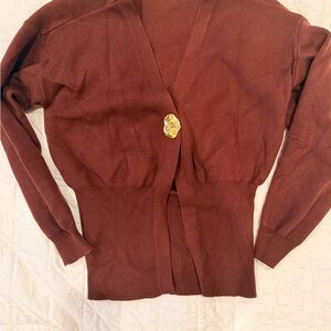 Commense Deep Brown Women's Cardigan